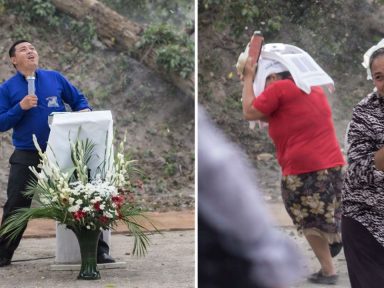 Imagen de Vídeo | 'Les gusta el peligro': Árbol cayó sobre feligreses en culto al aire libre