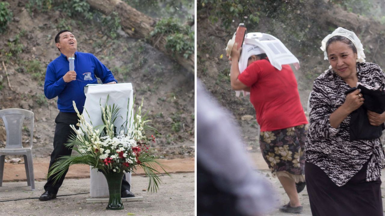 Imagen principal de Vídeo | 'Les gusta el peligro': Árbol cayó sobre feligreses en culto al aire libre