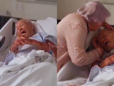 Imagen de Vídeo | '¡Ay, mi amor!': Abuelito recibió el último beso de su esposa antes de morir