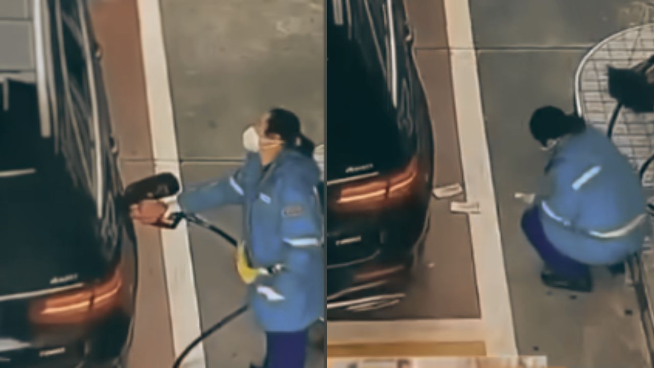 Imagen de subcategoria de Vídeo: Vetaron de por vida a conductor que tiró dinero a empleada de gasolinera