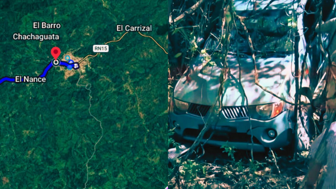 Imagen principal de 'Señor, sálvame, Padre': Conductora sobrevivió tras caer en su carro a un barranco