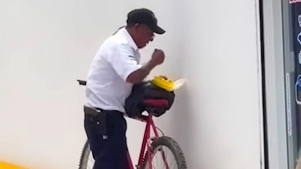 Imagen de Tras imagen viral, Secretaría de Trabajo investiga condiciones laborales de guardia