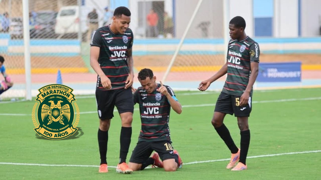 Imagen principal de Marathón ganó, gustó y nuevamente goleó a Juticalpa FC al inicio de la jornada 13