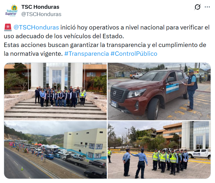 Captura de pantalla de la publicación