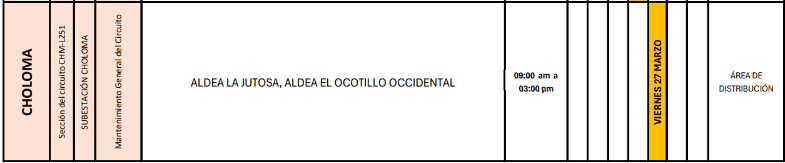 Lista de colonias que no tendrán luz pasado mañana