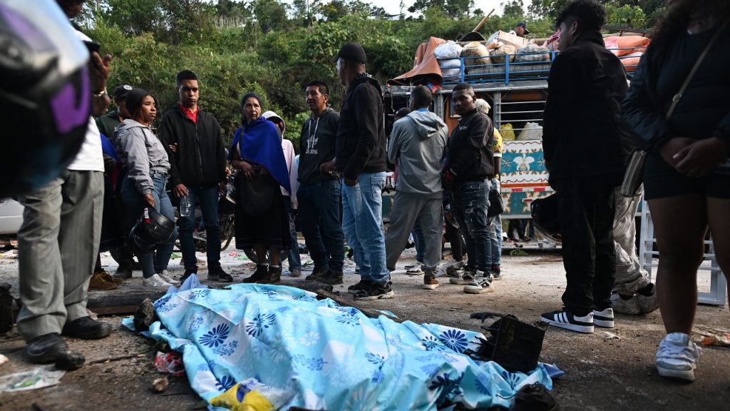 Foto del atentado con bomba en Colombia