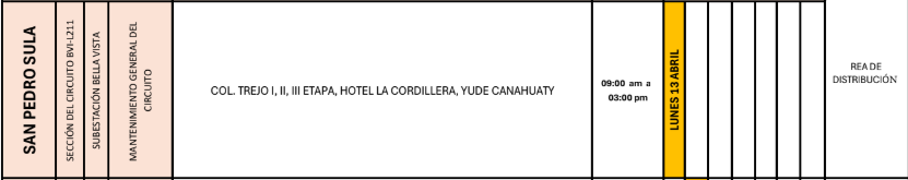 Lista de colonias que no tendrán luz pasado mañana