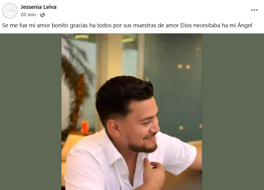 Captura de pantalla de la publicación