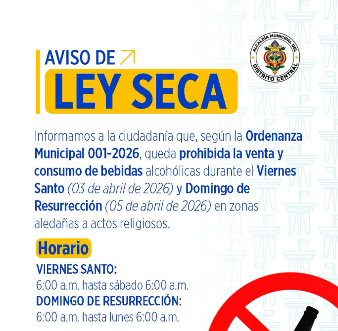 Comunicado de la Ley Seca