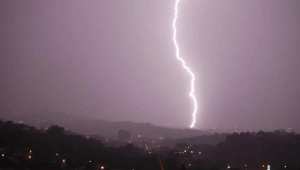 Lugar donde se ven lluvias con tormentas eléctricas