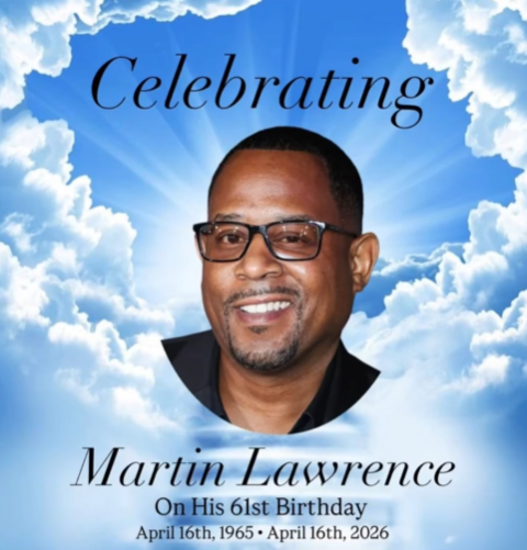 Captura de pantalla de una publicación por la que se cree que murió Martin Lawrence hoy en 2026, aunque no es verdad que falleció