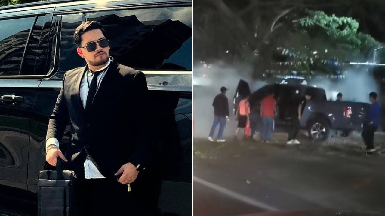 Imagen de Video captó lo que pasó tras accidente que dejó a tiktoker hondureño en estado delicado