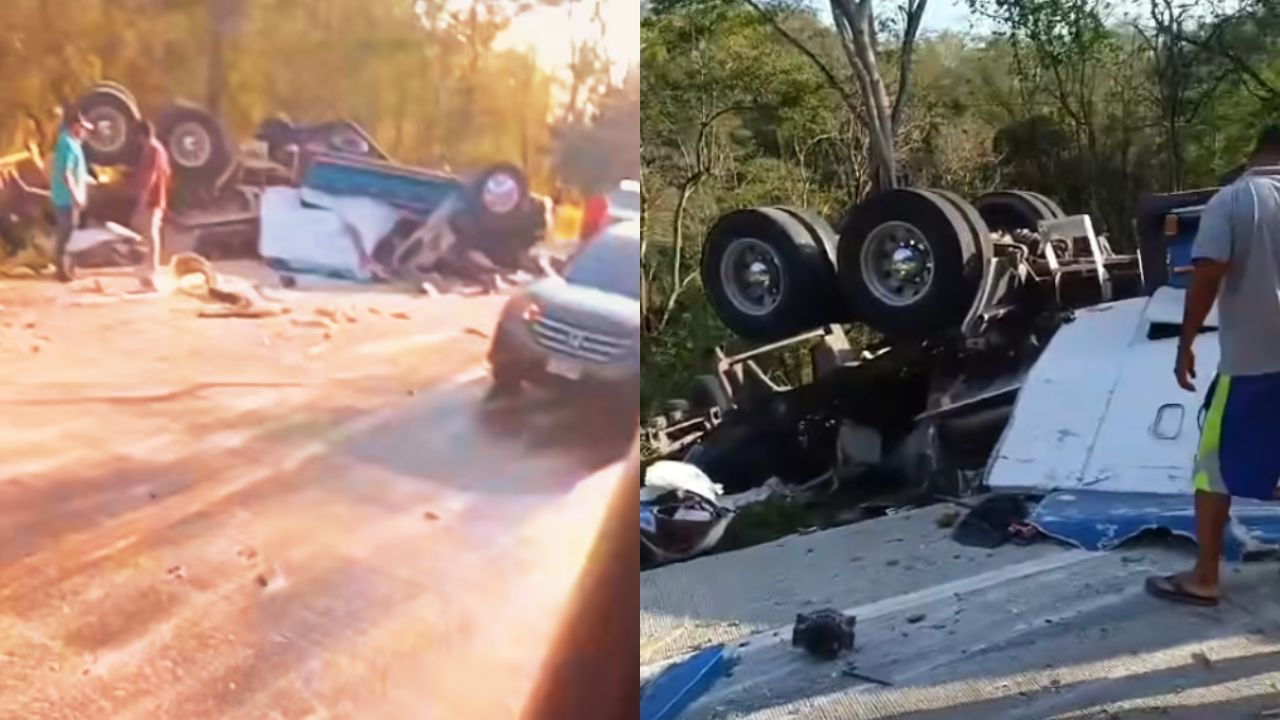 Accidente entre bus y rastra en Quimistán deja unos ocho muertos y ocho heridos Imagen principal de Accidente entre bus y rastra en Quimistán deja unos ocho muertos y ocho heridos