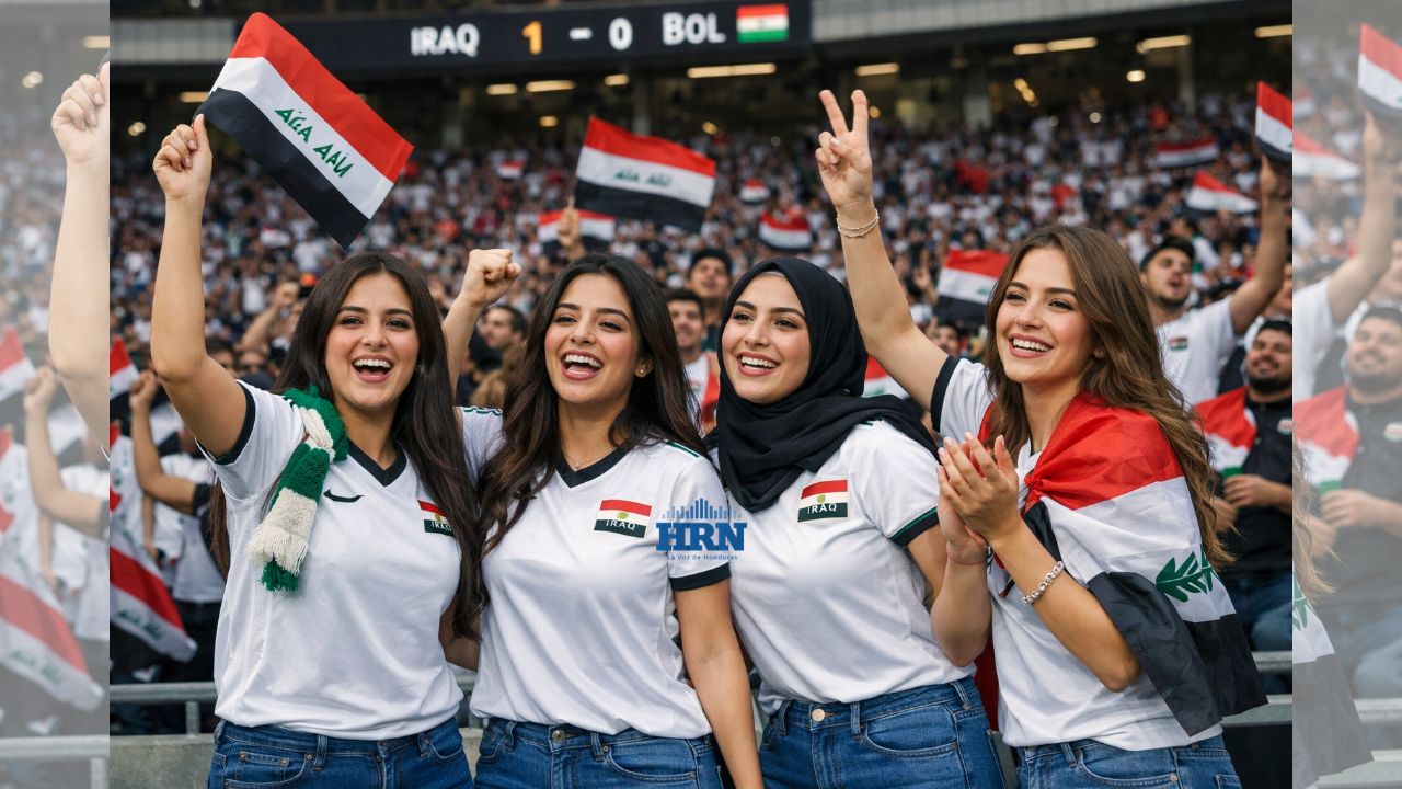 Imagen principal de ¿Aficionado iraquí llevó a sus cuatro esposas al repechaje en México? Esto se sabe