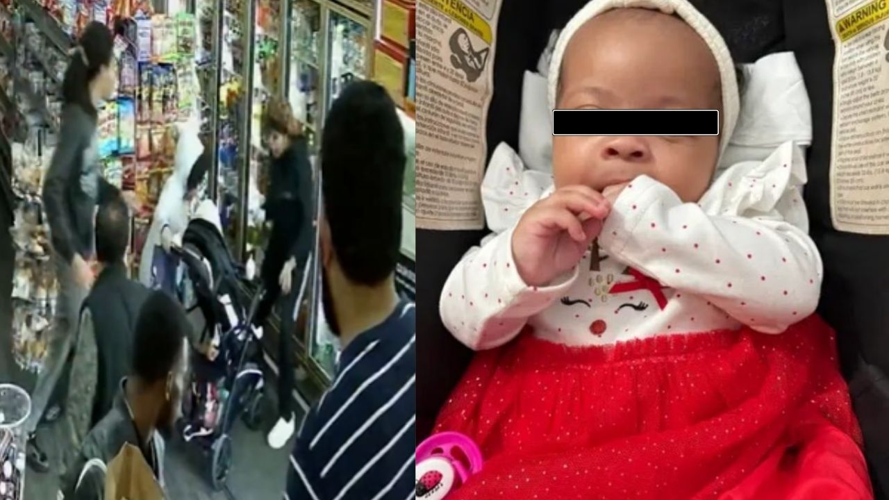 Imagen de VIDEO: madre se da cuenta que su bebé fue alcanzada por bala en supermercado, murió