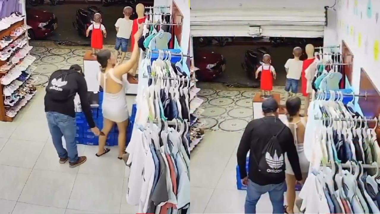 Imagen de Exponen en vídeo a sujeto que grabó partes íntimas de mujer en una tienda