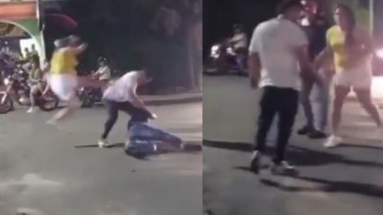 VIDEO: 'En su momento frágil', mujer se enfrenta a hombres que golpeaban a su esposo Imagen principal de VIDEO: 'En su momento frágil', mujer se enfrenta a hombres que golpeaban a su esposo