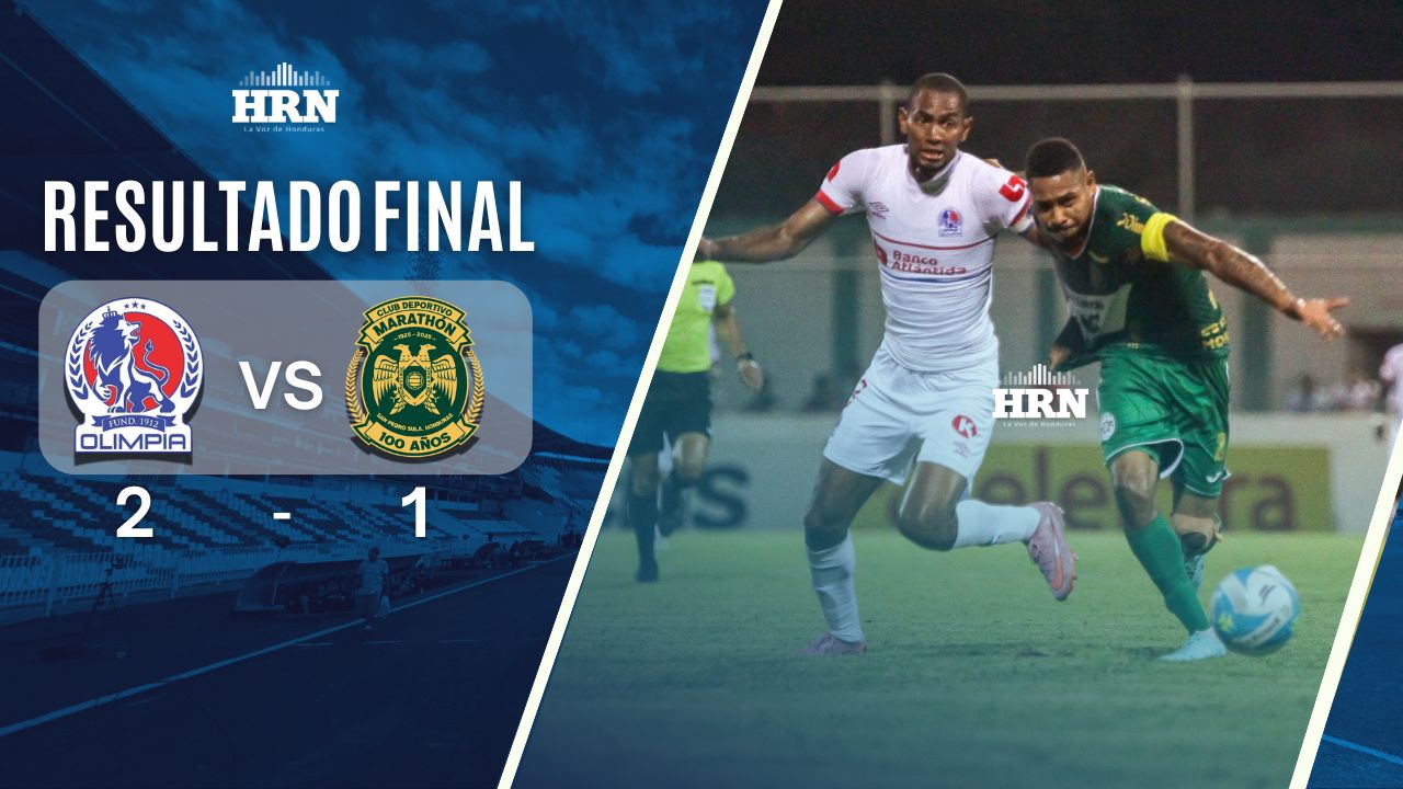 Imagen de Olimpia se llevó el clásico nacional ante Marathón y sigue al acecho del liderato ante Motagua