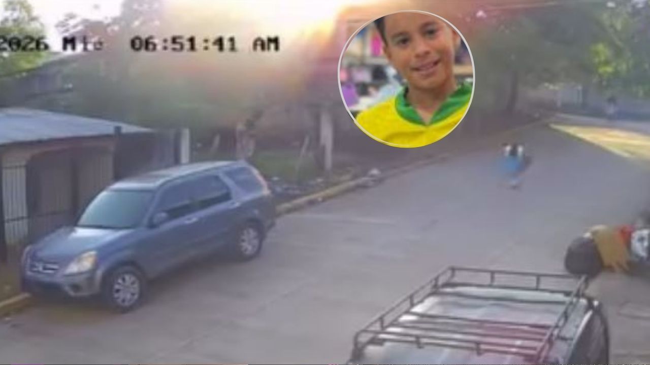 Imagen de 'No, no, ayuda, se llevan a Patrick', sale a la luz video de rapto de niño en Taulabé