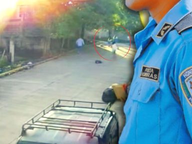 Imagen de Taulabé bajo intervención policial tras el rapto de niño que iba a la escuela