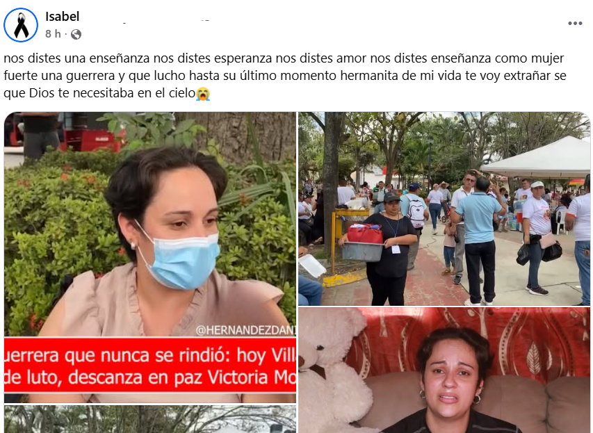 Captura de pantalla de la publicación