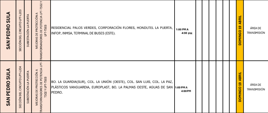 Lista de colonias que no tendrán luz pasado mañana