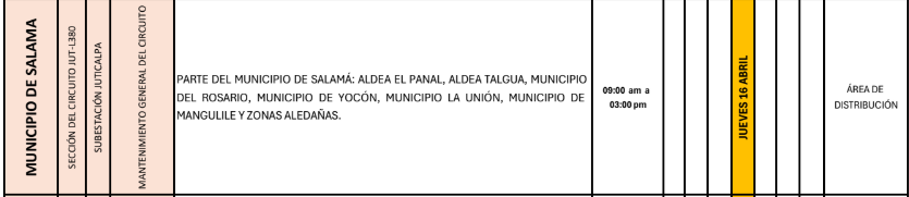 Lista de colonias que no tendrán luz pasado mañana