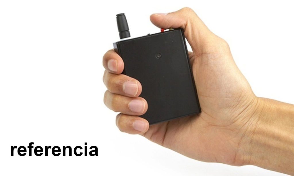 Una de las presentaciones de inhibidor o bloqueador de señal.