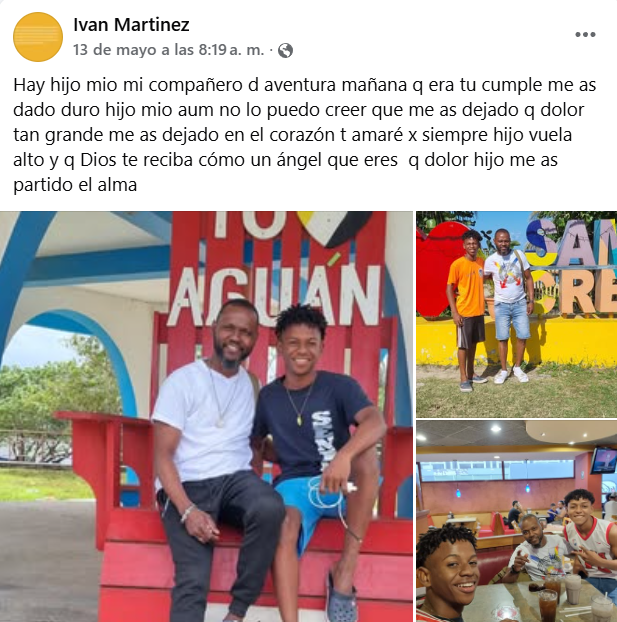 Captura de pantalla de la publicación