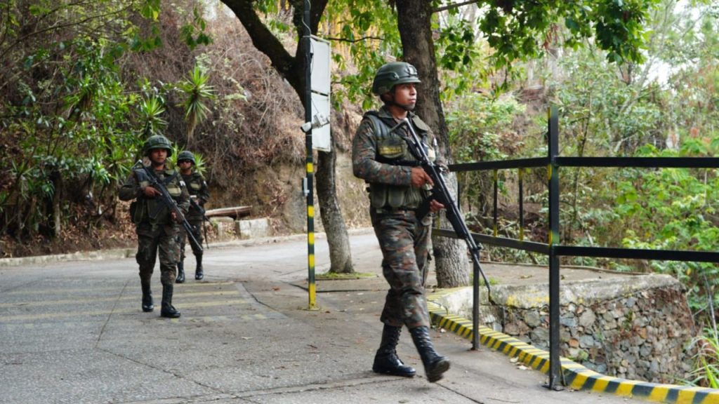 Miembros del Ejército de Guatemala.