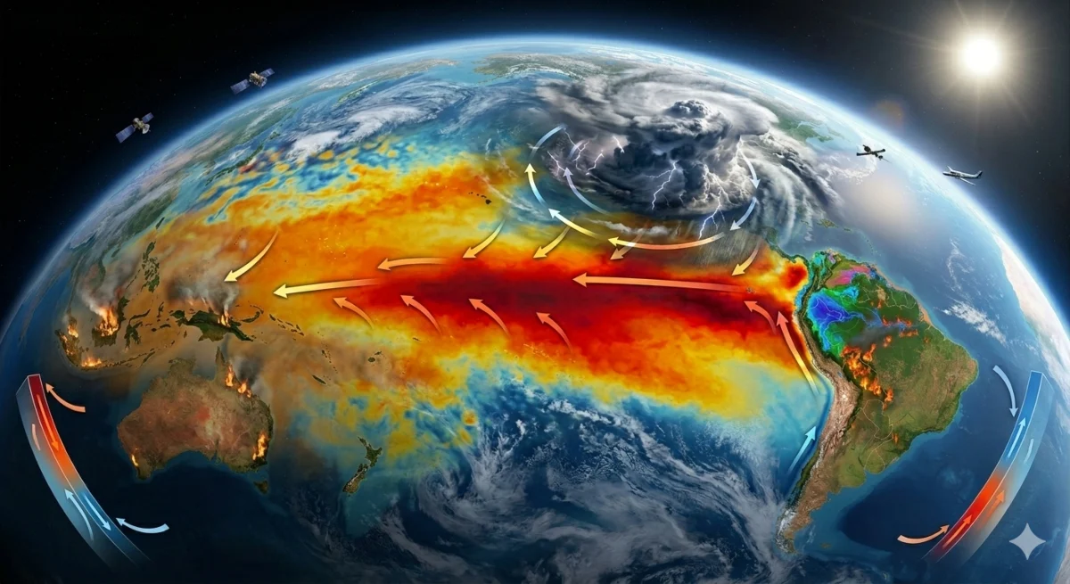 Imagen referencial a El Niño Godzilla, fenómeno que impactará en Honduras