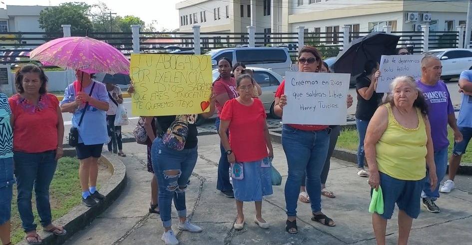 Vecinos en el lugar