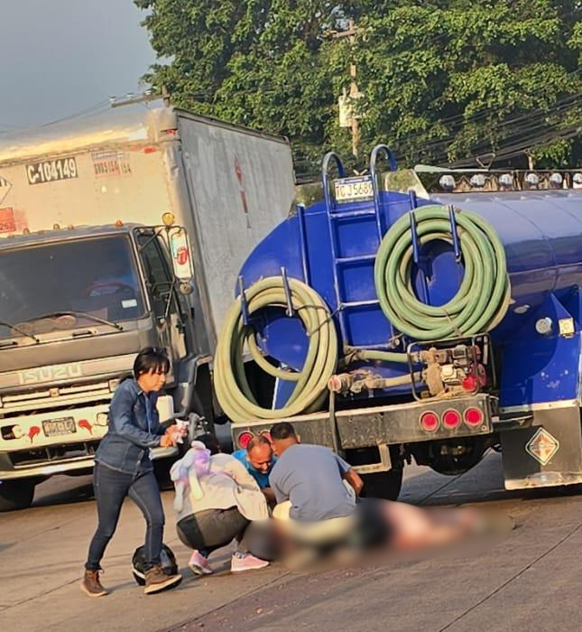 Foto del accidente