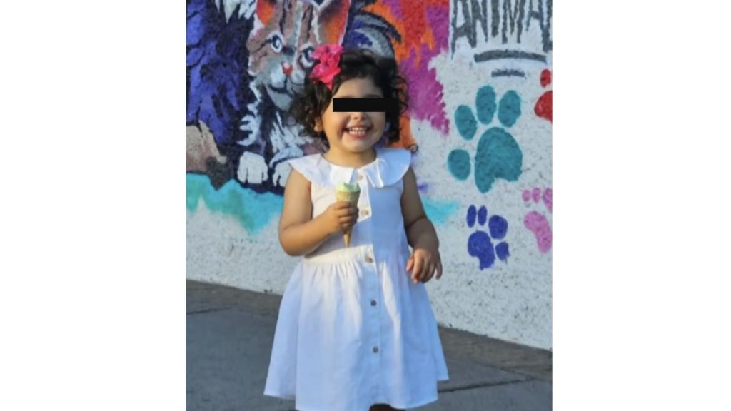 Foto en vida de la niña Isidora.