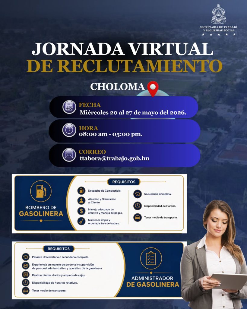 Foto con las plazas de trabajo