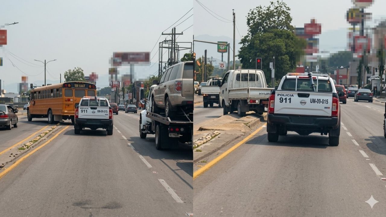 Exponen a conductores cruzando sobre una mediana frente a una patrulla ¿Los detuvieron? Imagen principal de Exponen a conductores cruzando sobre una mediana frente a una patrulla ¿Los detuvieron?