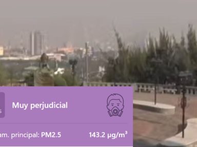 Imagen de Calidad del aire en Tegucigalpa alcanza niveles 'muy perjudiciales' este sábado