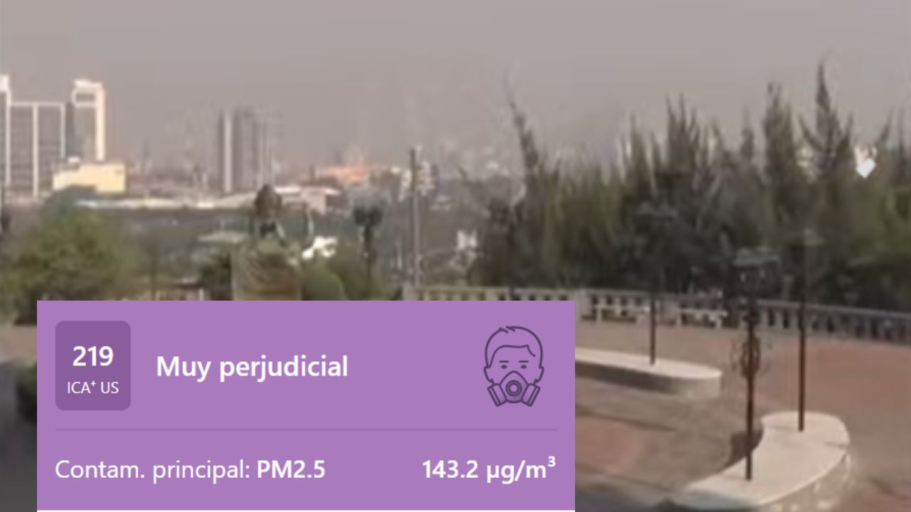 Imagen de Calidad del aire en Tegucigalpa alcanza niveles 'muy perjudiciales' este sábado