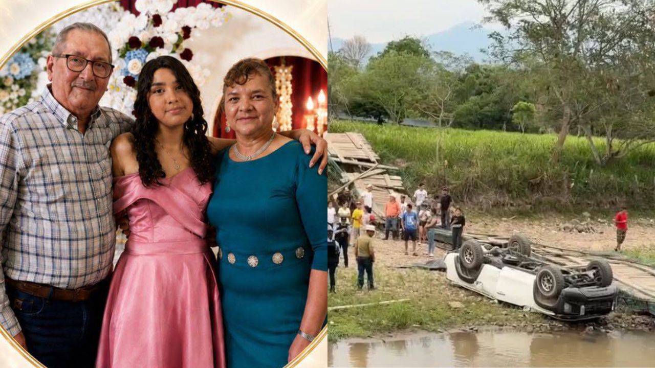 Imagen de Puente colgante colapsa en Ocotepeque y deja tres miembros de una familia muertos