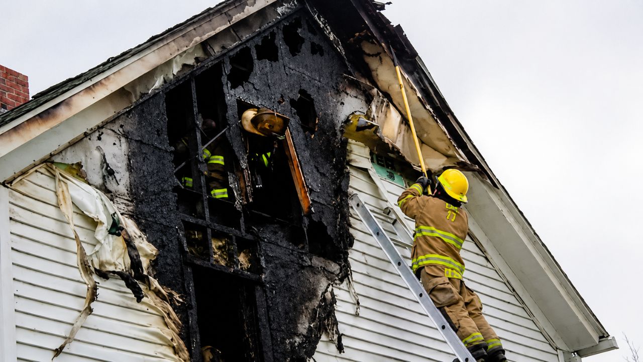 Imagen de Hermanitos murieron en incendio en su casa: entrada estaba bloqueada por un colchón