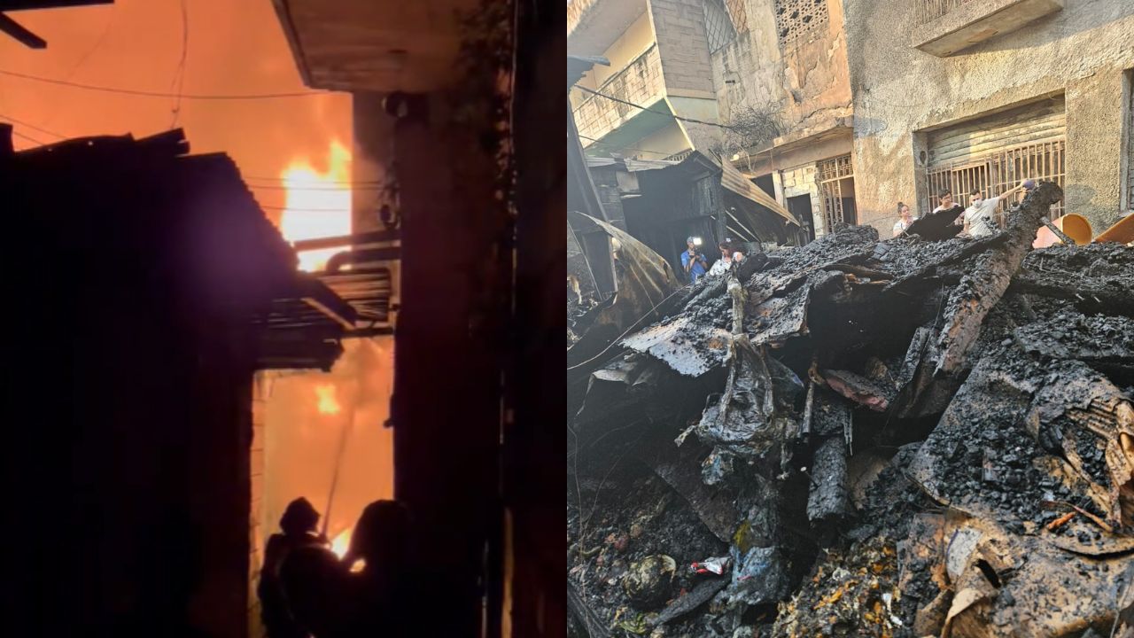 Imagen de Voraz incendio arrasa decenas de puestos en mercado Galindo de Comayagüela