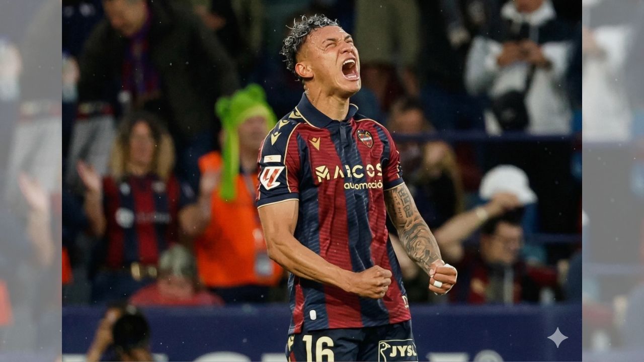 Imagen de ¡Héroe catracho! Kervin Arriaga anota golazo agónico y pone a soñar al Levante con la salvación