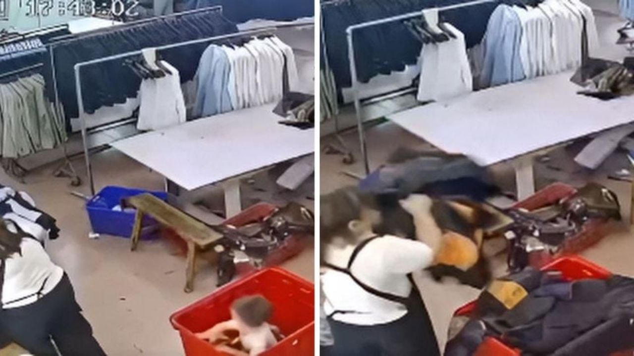 Imagen de Video: Niño murió asfixiado bajo una 'montaña' de ropa colocada por su madre