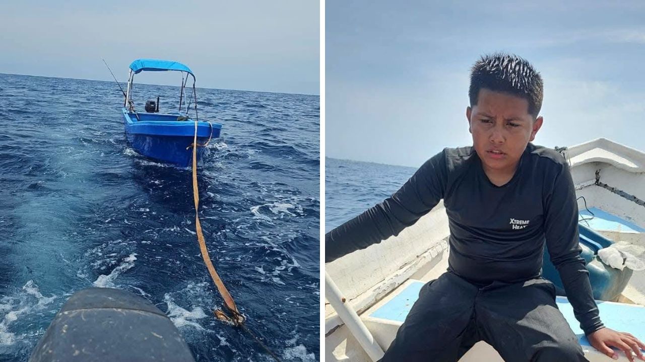 Imagen de Pescador nadó por horas para pedir ayuda y rescatar a su hijo tras naufragio en Utila