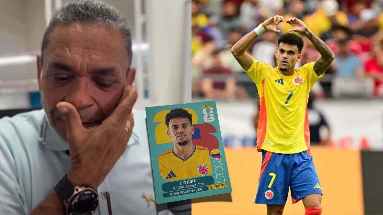 Imagen de '¿Todos lloramos?': Padre de Luis Díaz rompe en llanto con vista de álbum de su hijo