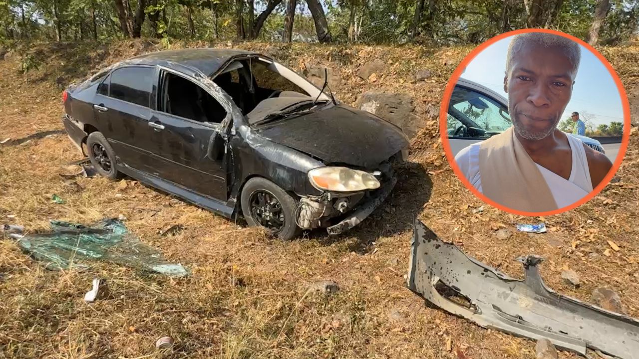 Video: Pastor destruye su carro para no atropellar a motociclista en la CA-5 Imagen principal de Video: Pastor destruye su carro para no atropellar a motociclista en la CA-5