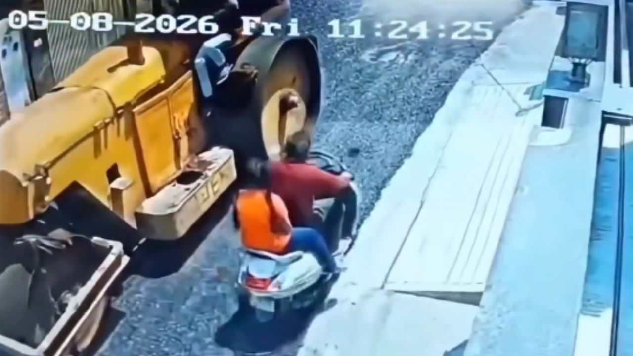 Imagen principal de Imprudencia y tragedia: aplanadora aplasta a motociclista durante obras