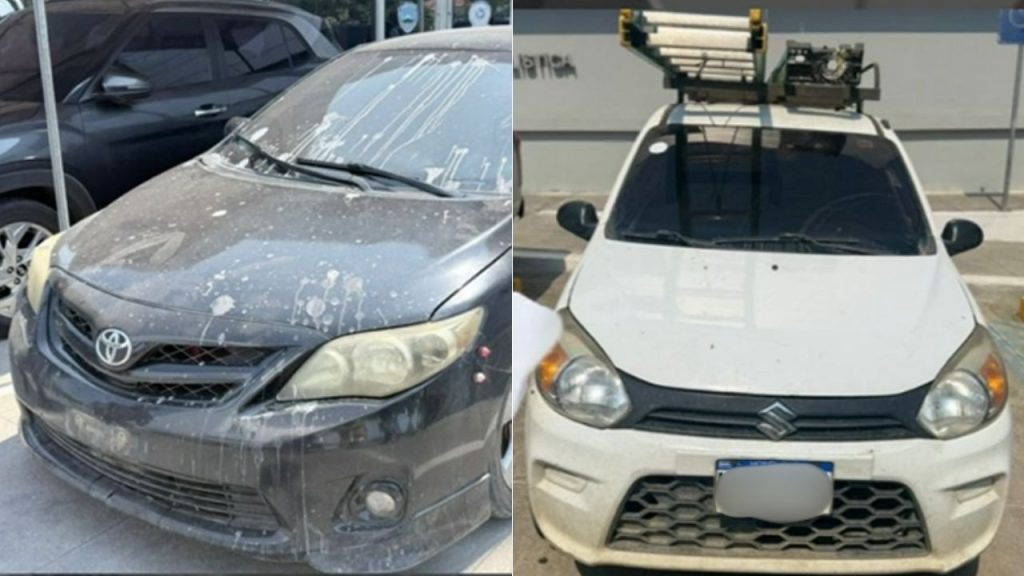 Vehículos usados en crimen de madre e hijo en San Pedro Sula
