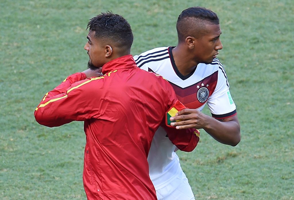 Jérôme y Kevin-Prince Boateng con Ghana y Alemania.