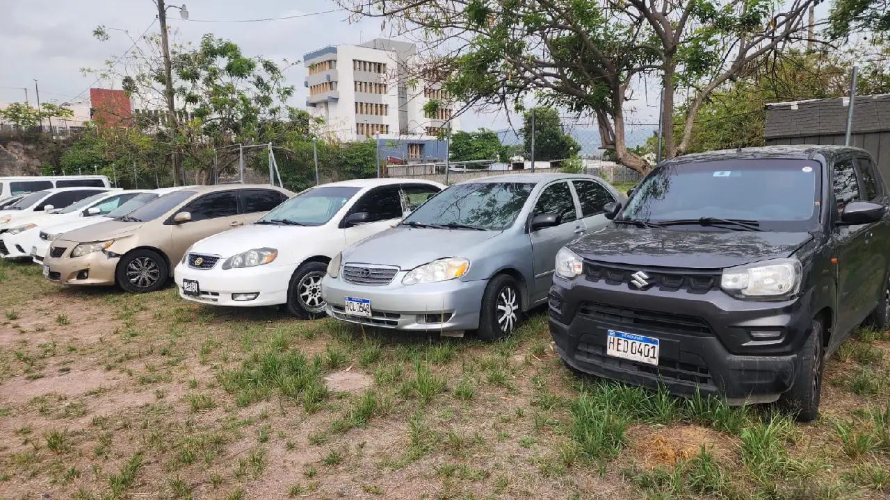Vehículos decomisados